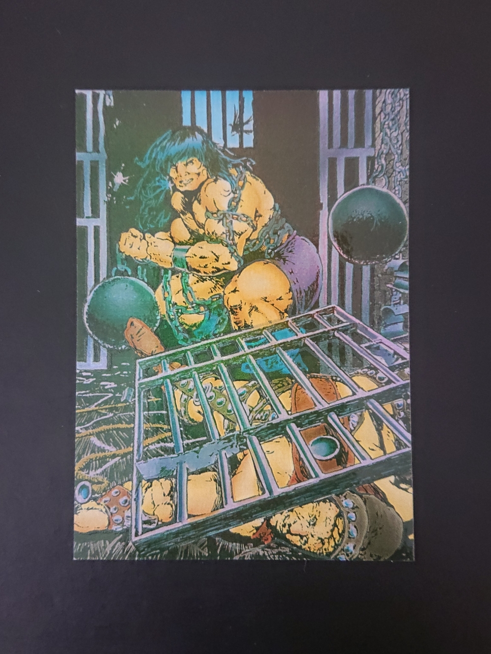 1995 Comic Images - All Chromium Conan III - M5 Breakout Magnachrome Subset Card